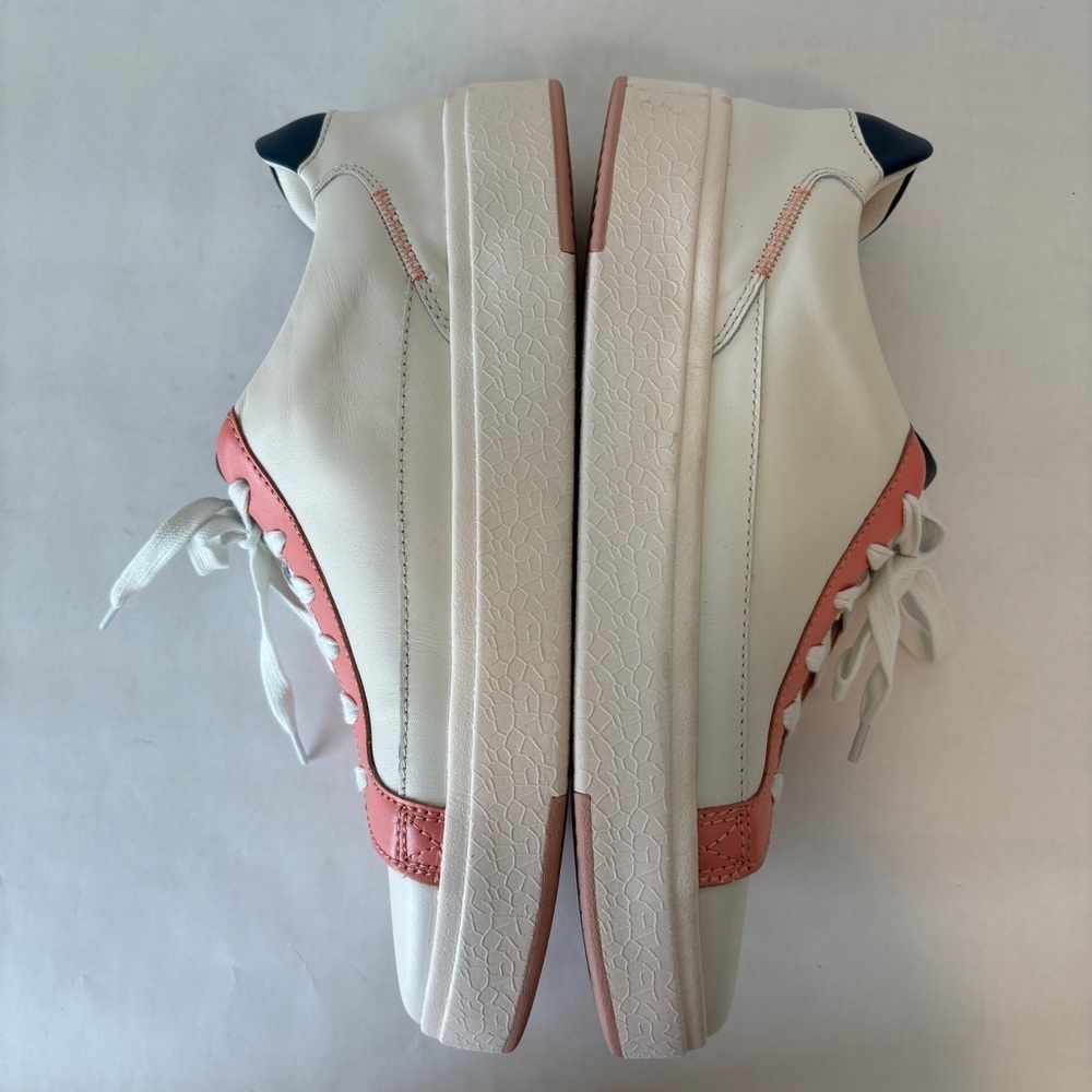 Kizik Womens Vegas White PInk Low Top Lace Up Casual Sneakers Shoes Size 12.5 - Picture 5 of 10